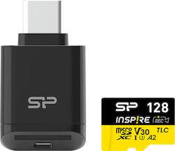 Silicon Power Inspire microSDXC 128GB Class 10 U3 V30 A2 UHS-I Silicon Power Inspire microSDXC 128GB Class 10 U3 V30 A2 UHS-I
