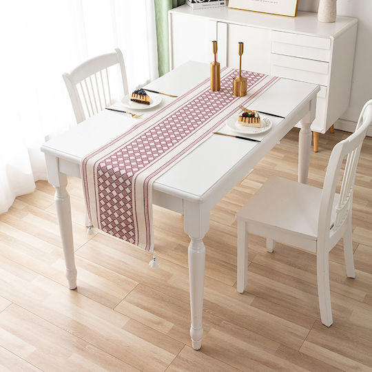 FRIPIA Runner Подредба Червени 35x180см FRIPIA Runner Подредба Червени 35x180см