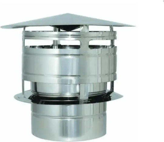 Kaminrohr Krone Inox Antiviento Schwerer Typ Techno Inox Durchmesser 300
