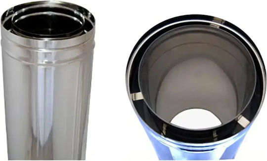 Concentric Inox Double Wall Chimney Pipe Diameter 180-230 0.25m