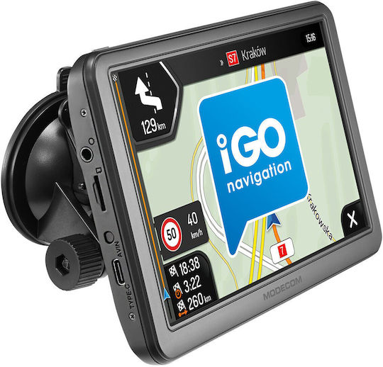 Modecom Συσκευή Πλοήγησης GPS με Οθόνη Bluetooth / Wi-Fi / USB & Card Slot
