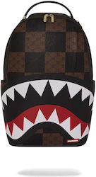Sprayground Check Πλάτης Καφέ