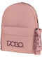 Polo Doppelte Schal Schultasche Rucksack Junior High-High School Rosa 27l 30 x 24 x 42cm 2026
