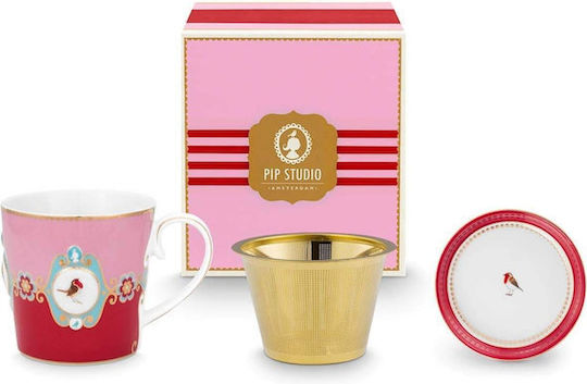 PiP Studio Чаша Керамична Червена 300ml
