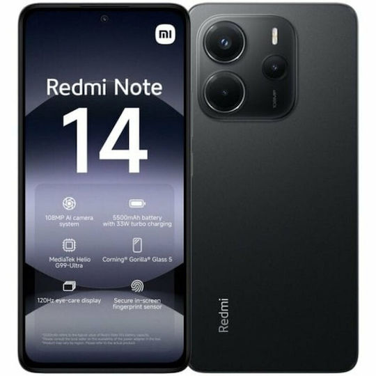 Xiaomi Redmi Note 14 NFC (8/256GB) Black Refurbished Grade A