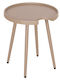 Hilfsmittel Garten- und Terrassentisch aus Aluminium Teroc Cappuccino 47x47x53cm