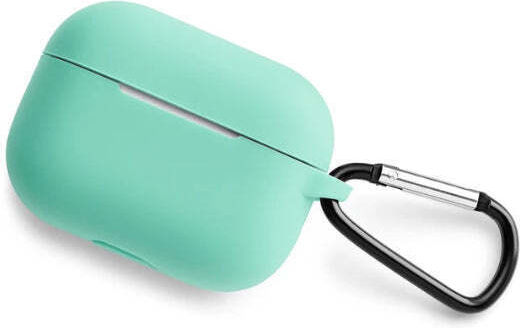 Weiche Silikonhülle Mit Haken In Türkis Für Apple AirPods Pro 3