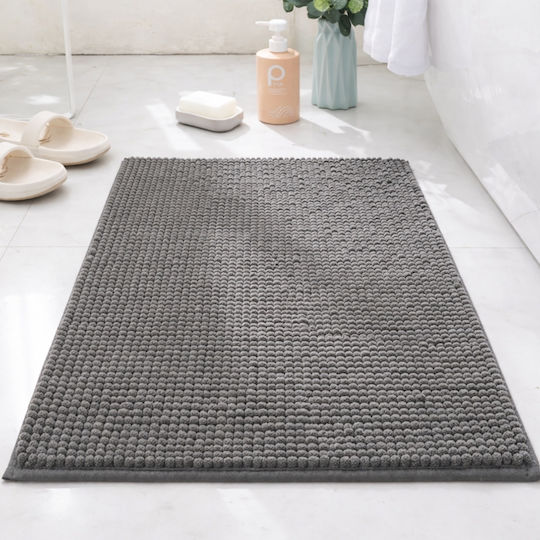 My Home Luxury Non-Slip Bath Mat XNEDM-16 Dark Grey 50x120cm