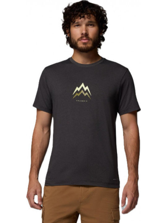 Point T-shirt Black Heather/pointed Peaks