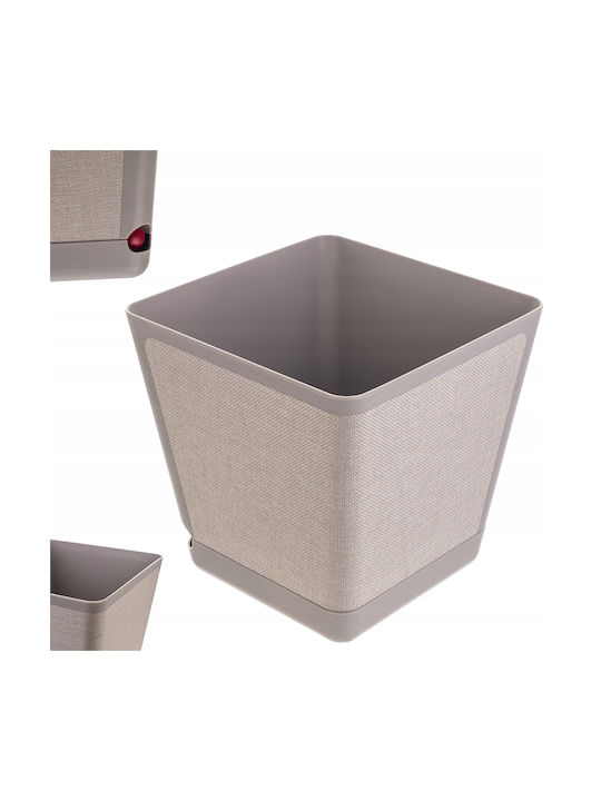 Kadax Beige Blumentopf mit Untersetzer 24cm