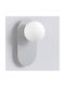 Emibig Modern Wandleuchte mit G9 Lampenbirnensockel Grau