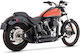 Vance & Hines Motorrad Auspuffanlage Harley Davidson 12 17 Fls Slim Flss Slim S Flstf Fat Boy Flstfs Fat Boy S Flst C Heritage Flstn Deluxe 2 1/2 Zoll Schwarze Shortshots Staggered Exh Pcx Schwarz