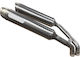 Arrow Double Exhaust Slip On Τιτanium Racing Thunder Kawasaki Zx-10r '06 '07 71100po.τιτanium