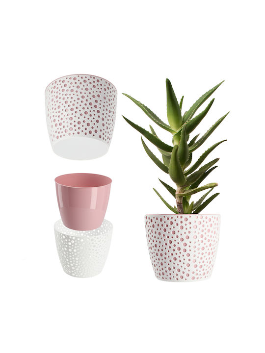 Kadax Kadax Kunststoff Blumentopf Rosa 21x21cm