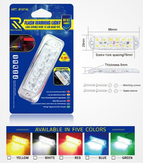 Rchang LED Warning Light Trucks W16740-1 RL15125