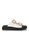 Women's Flat Sandals Flatforms White