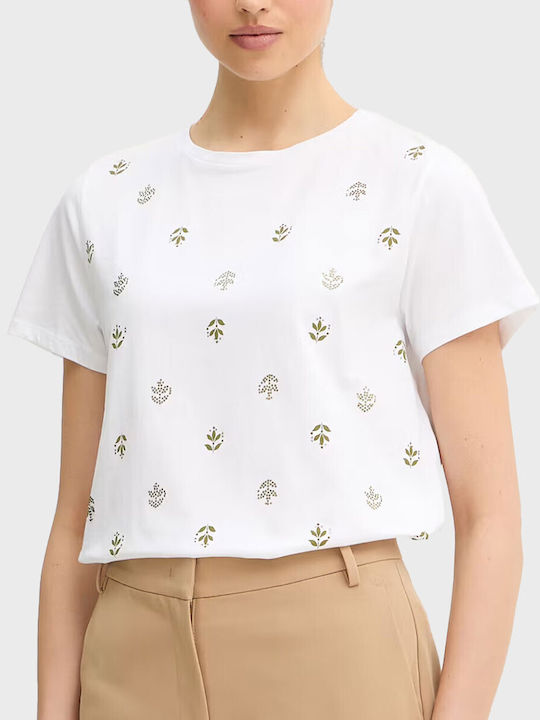 Marella Γυναικείο T-shirt Ασπρο