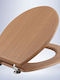 San Lorentzo 8121 Oak Toilet Seat Plastic 36x42.5cm