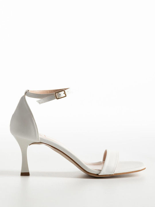 Bozikis Damen Sandalen Weiß K26-046-GIN-104 D-Weiß