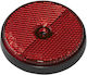 Round Red Reflector 60mm Screw On Proplus 343757