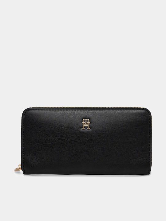 Tommy Hilfiger Große Damenbrieftasche Karten Schwarz
