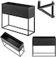 Flower Stand Loft Metal Standing Plant Pot Planter 60x50cm