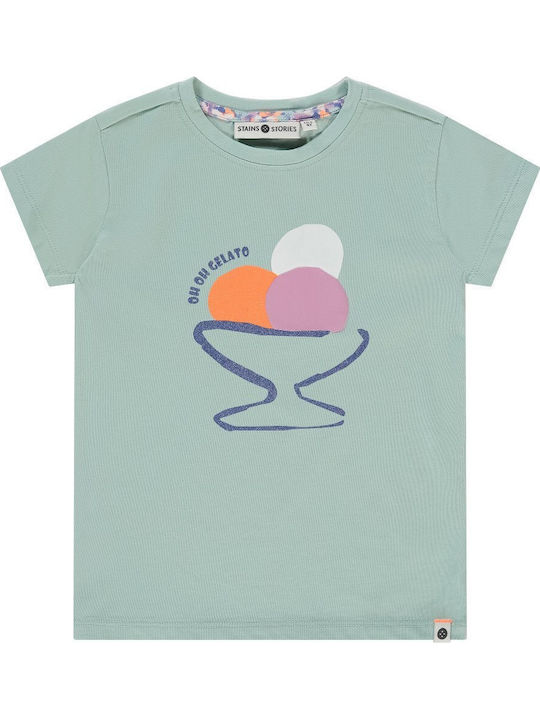 Stains & Stories T-shirt Gelato Mint Stains & Stories T-shirt Gelato Mint