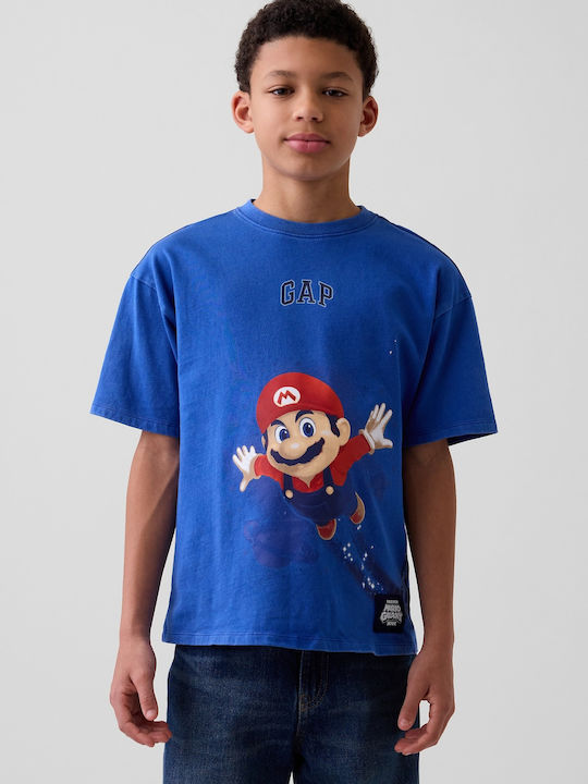 GAP Παιδική Μπλούζα Κοντομάνικη Blue