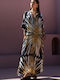 Summer Maxi Evening Dress Multicolour