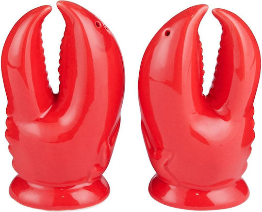 Butlers Set De Sare Și Piper Ceramic Cu Clește Pentru Homar 2 Bucăți