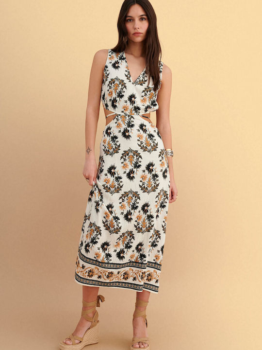 Summer Midi Dress for Wedding / Christening Multicolour