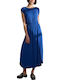 Summer Midi Dress Royal