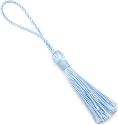 Synthetic Tassel 56mm Light Blue Package 35 Pieces