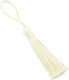 Synthetic Tassel 56mm Ecru Package 35 Pieces