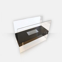 Thermozel Feuerstelle Draußen Metallisch 80x32x60cm
