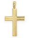 Goldjewels Men's Gold Cross 9K Double Sided Without Chain