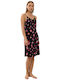 GoldenBay Summer Women's Nightgown Black
