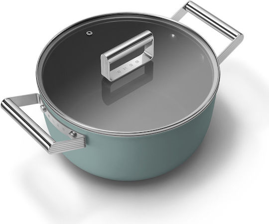 Smeg Βαθιά Κατσαρόλα από Αλουμίνιο 5.4lt / 24cm