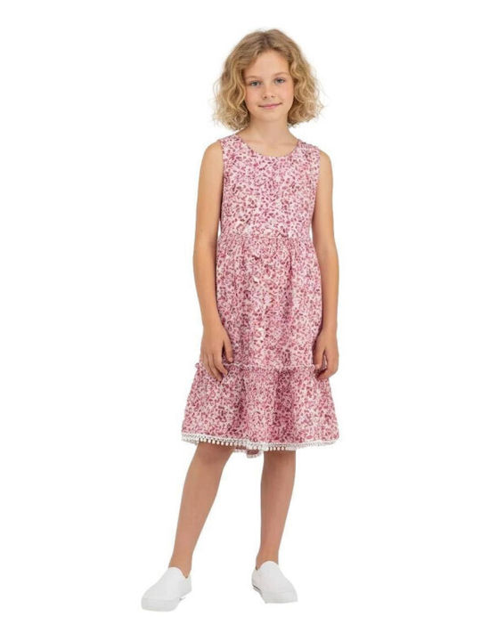 Joyce Mädchenkleid Fuchsie