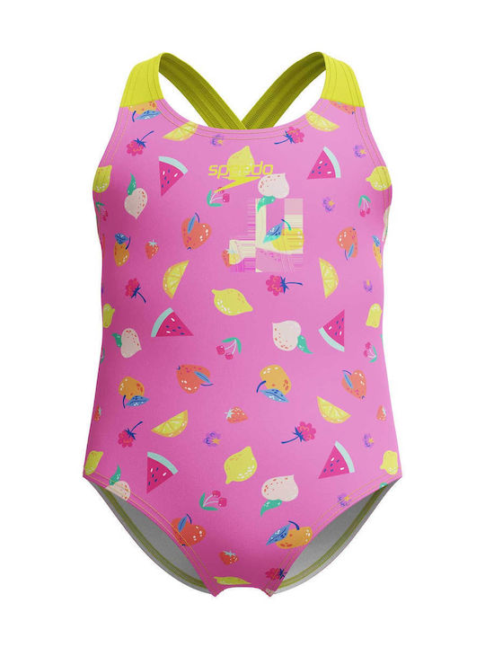 Speedo Kids One-Piece Swimwear Pink