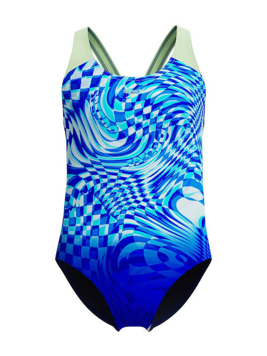Speedo Παιδικό Μαγιό Ολόσωμο Blue