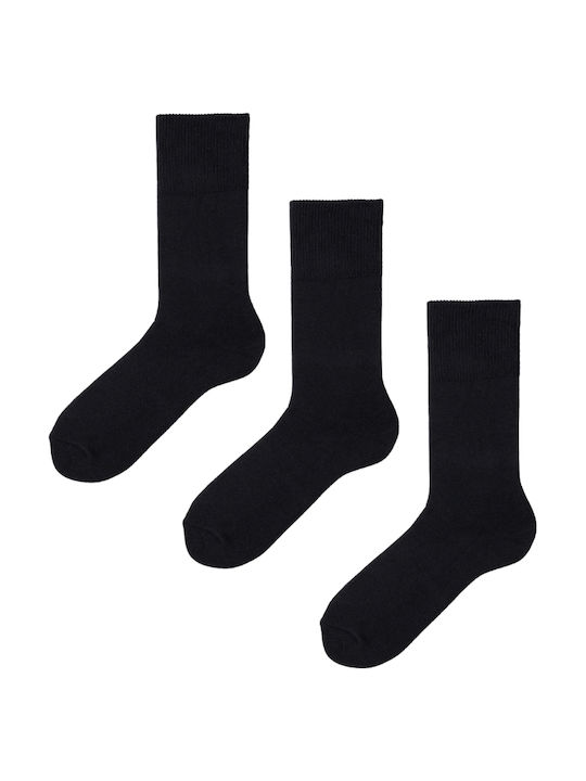 Soma Socks Lässige Männliche Schwarze Socken 3er Pack SS2092