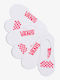Vans Classic Canoodle Мъжки Чорапи Checkerboard Бял 3Pack