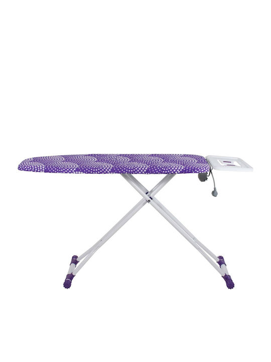 Masă de Călcat pentru Fier de Călcat cu Aburi Compactă cu Priză 117x37cm