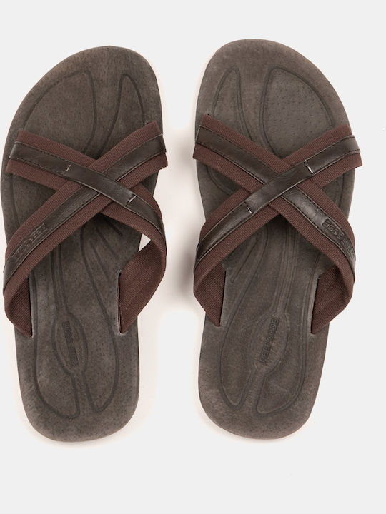 Rock Club Men's Sandals in Brown Colour