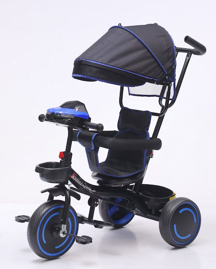Bike Toys Τρίκυκλο Ποδήλατο Μετατρεπόμενο με Χειρολαβή Γονέα για 5+ Ετών Μπλε