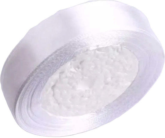 Christmas White Ribbon 2250cm