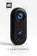 Clipgo 512GB Action Camera 4K Ultra HD Μαύρη