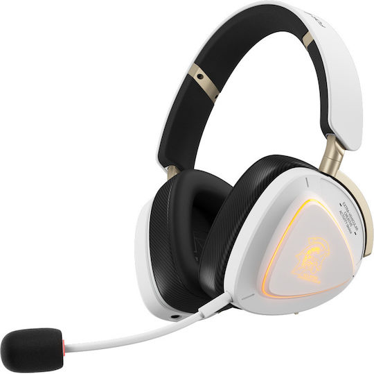 Asus ROG Delta II-KJP Ασύρματο Over Ear Gaming Headset με σύνδεση 3.5mm / Bluetooth / USB Λευκό