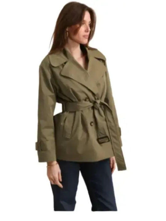 Attrait Women's Khaki Winter Jacket